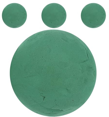 STOBAZA 4 Piezas Esferas y Fácil Inserción de Espuma Floral Verde Soporte Resistente para Arreglos Ideales para Proyectos de Decoración y Flores Artificiales