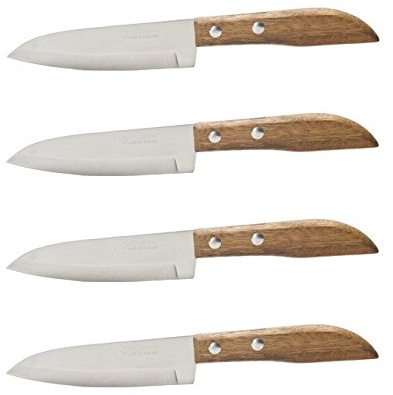 bick.shop Küchenmesser mit Holzgriff extrem scharf Obstmesser Steakmesser Sushimesser Allzweckmesser (4)