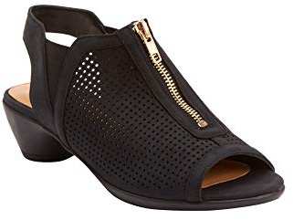 Comfortview Women's The Aurora Shootie - 8 W, Black (Wide Widths Available)