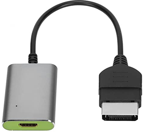 Hoopoocolor Convertisseur Xbox Vers HDMI - Adaptateur D'interface Multimédia HD, Câble Plug and Play, Prend en Charge Les Résolutions de Sortie Originales