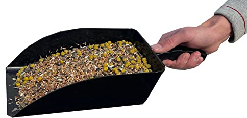 Large Plastic Scoop Multipurpose for Food - Animal Feed, Seed, Flour, Gritting, Garden