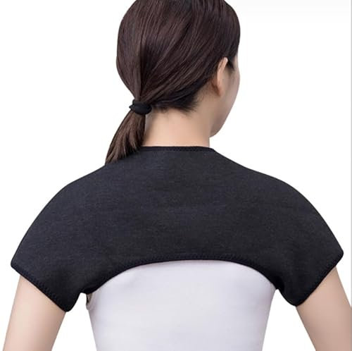 Doppio supporto per spalla caldo tutore per spalla scalda spalla invernale in cashmere protezione per spalle sollievo dal dolore supporto per spalle riscaldante cuscinetto protettivo accogliente per