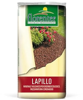 Sassi ciottoli colorati Granulato Lapillo Rosso vulcanico 10-18 mm 33 litri decorazione giardino pietre colorate Vivaio di Castelletto