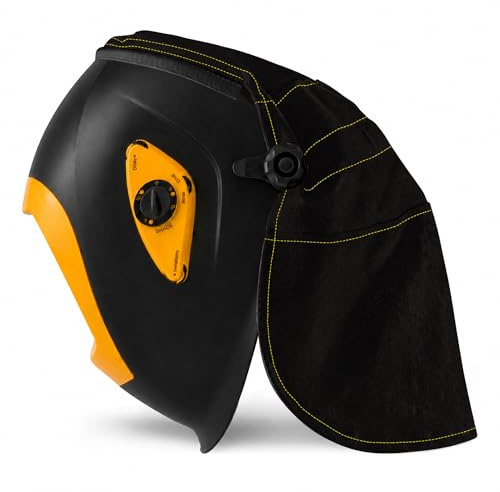 Welding Helmet Cover, Helmet Extended Cover with Press Fit Seal, Compatible with Lincoln Welding Helmets and Most Competitive Models(Black)