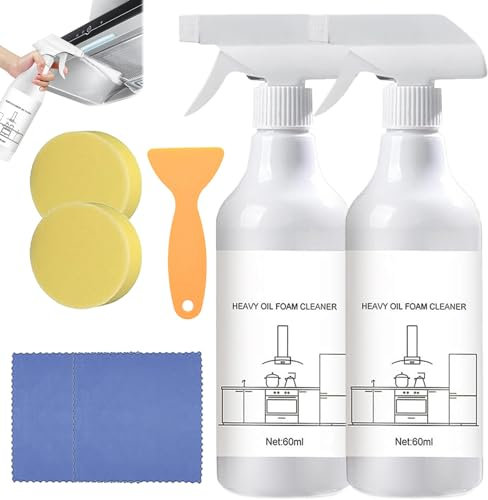 NNBWLMAEE Splash Foam Spray, Splash Foam Spray Tablets & Spray Bottle Oven Cleaner, Multipurpose Kitchen Cleaner, Splash Foam Spray Oven Cleaner, Splash Foam Spray Toilet Cleaner (2PCS)