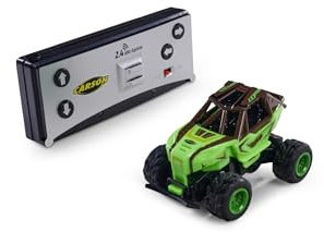 Carson 500404295 1:60 Nano Racer Dino Cage 2.0 2.4GHz RTR - Ferngesteuertes Auto, RC Fahrzeug, RC Auto, Fahrzeit 20 min, Reichweite 30m, RC Auto für Kinder, RC Spielzeug für Kinder