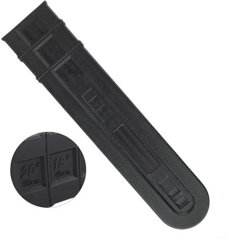 Copertura protettiva per barra per motosega da 50,8 cm, copertura protettiva per fodero per forniture da giardino in plastica resistente, accessori per sega a catena per potatura e guida per seghe