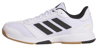 Adidas Mens Ligra 8 Indoor Volleyball, White/Black/White, 8.5