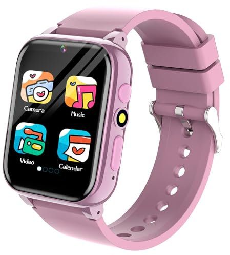 Kids Smart Watch 26 Games, Smart Watch for Boys Girls with Audiobook, 100+Learn Card, Pedometer, MP3, Flashlight, 13 Habit Tracking Alarm, Video, Multi-Wallpaper, Kids Smartwatch Festival Party Gifts