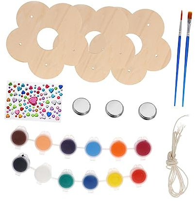 TOYANDONA 9stücke Holz Vogelhaus Bastelset Malbare Futterstation Für Kreative Bastelarbeit Für Schule Und Kindergarten Für Naturerziehung Und Spaß Im Freien