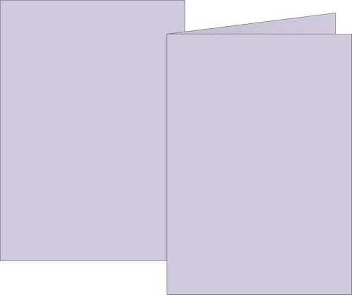 BRUNNEN Klappkarten Universalpapier | B6, 200 g/m², lilac, 10 Stück