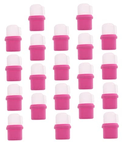 VALICLUD 20stücke Praktische Nagel-soaker-kappen Weiche Professionelle Entferner-kappen Für Gel Uv-lack Schützende Tragbare Nagelpflege Für Zuhause Und Nagelstudio