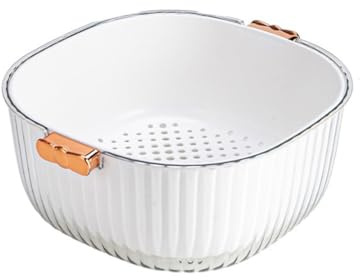 Mini passoire à baies avec poignées, passoire alimentaire pour cuisine, passe au lave-vaisselle, pour baies, raisins, tomates cerises (A)