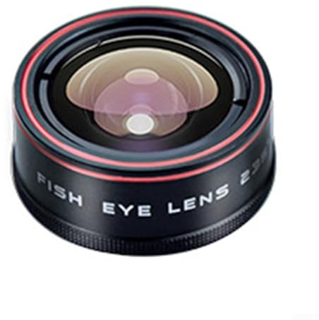Kit obiettivo per smartphone, grandangolo 120 gradi, fisheye 235 gradi, macro 25x, miglioramento fotografico per fotocamera del telefono cellulare nero (obiettivo fisheye 235°)