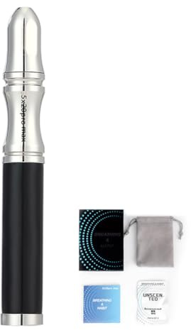 Dejar de fumar inhalador de aire de aire para dejar de fumar ayudas para adultos (negro)