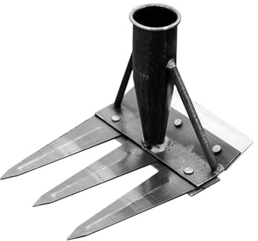 Bilateral Cut -out Tool Garden - malezas de rastrillo Remoto | Mango de Acero Inoxidable de Mano extraíble Manual de la Cuchilla Afilada Camas del césped Balcón de terraza Use malezas sin Esfuerzo