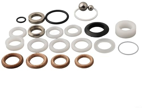 Juego completo de anillos de sellado diseñados para un uso eficiente en varios sistemas de pulverización de pintura