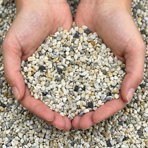 Natural Decorative Pea Shingle Gravel, 4 to 6 mm, Perfect for Terrariums and Plant Pot Topping, Ideal for Cactus and Succulents, Aquarium Gravel, 100 g to 5 kg (1 kg)