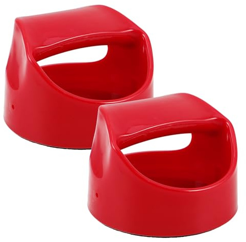VILLCASE Outil d'impression par Blocs 2pcs Poignée Ergonomique en Plastique et Caoutchouc, Design Gain de Temps, pour Gravure Estampage et Linogravure à Encre