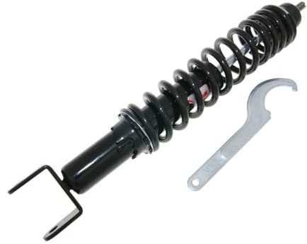 Stoßdämpfer YSS Mono PRO-X 330mm kompatibel mit Vespa Classic 50 N V5A1T | Länge mit Federbeinaufnahme 390mm, Gewindelänge 45mm; kompatibel mit Vespa Classic PK 50/80, Feder-Vorspannung einstellbar