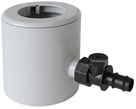 First Plast RAPF186N Recuperatore Acqua Piovana con Parafoglie e Valvola Portagomma, Grigio