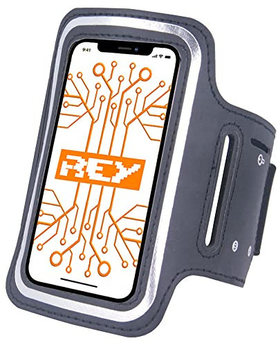 Fascia da Braccio Portacellulare per Smartphone 5.5 / 6.3 di Dimensioni, Colore Nero