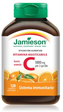 Vitamina C 1000 Masticabile Arancia 120 Compresse