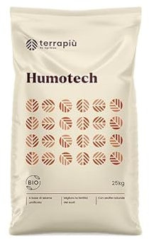 Humotech, (25 kg), ammendante organico, miscela di letami stagionati e umificati con zeolite