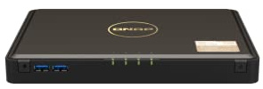 QNAP TBS-464-8G-US 4 Bay M.2 NVMe SSD NASbook Intel Celeron N5105/N5095 CPU de 4 núcleos, Memoria DDR4 de 8 GB y conectividad de Red de 2,5 GbE (1G/100M/10M) (sin Disco)