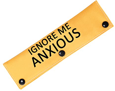 Anxious Manchon de laisse pour chien Ignore Me D-og Manchon de laisse réactif pour chien Cadeau anxieux (IGNORE ME ANXIOUS-S)