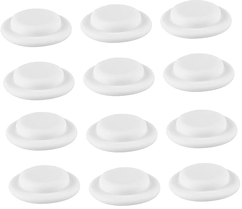 Toddmomy 1 Set 12pcs Sealant Disc Leak Milk with Practical White Accessories Cup Collection Lids Bottles Wide Compatible Storage Mouth Leak-Proof for Discs Proof Caps Rings Baby Bottle Use
