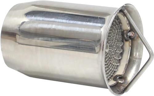 Riloer 51 mm Sistema de escape universal para motocicleta Silenciador Silenciador de motocicleta Nuevo, Silenciador de escape universal de acero inoxidable para motocicleta Tubo de silenciador 51 mm