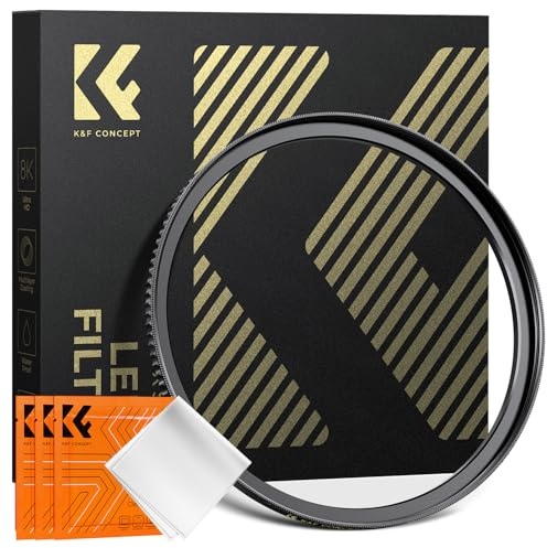 K&F CONCEPT 72mm to 77mm Step-Up Lens Adapter Ring For Filter Made of Brass