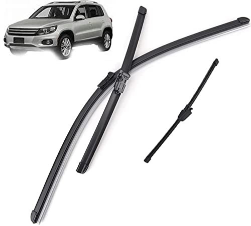 242113Scheibenwischer LHD Vorne Hinten Wischerblätter Set Für VW Für Tiguan MK1 2007 2008 2009 2010 2011 2012 2013 2014 2015 2016 2017 Windschutzscheibe