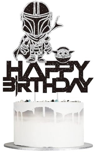 Sta-war Tortendeko,Happy Birthday Tortendeko,Deko Torte,Kuchen Deko,Cupcake Topper,Movie Thema Geburtstagsparty Zubehör Kinder Geburtstag Babyparty
