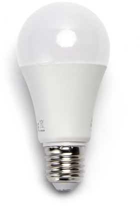 VoltShine Bombilla LED A60 E27 15W 3000K, luz cálida ideal para iluminar espacios y ahorrar energía.