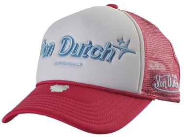 Von Dutch Trucker Cap Lund White/pink
