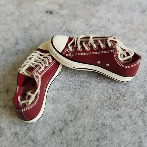 LFWDOCN 1:6 Scale Figure Shoes Sneakers Shoe for 1/6 12 inch Female Action Figure Phicen TBLeague (Red)