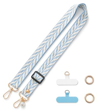 CHUQING Universal Handykette Handyband Band für handyhülle | Amplia correa universal para teléfono móvil, como cadena para teléfono móvil, correa de mano o cinta para llaves