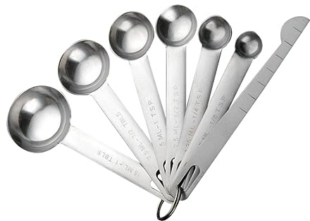 Ciieeo Cucharas Medidoras De Acero Inoxidable Para Hornear Herramientas De Cocina Para Polvo y Ingredientes Secos Cucharas Medidoras Para Repostería