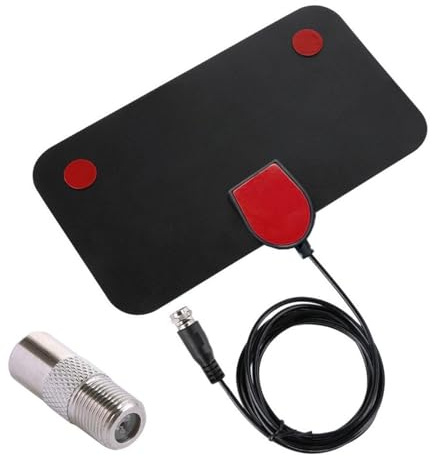 Universell TV-antenn 4K 25DB Högförstärkning HD TV DTV-box Aktiv Förstärkare 3000-design Inomhus Platt Digital Bredare täckning