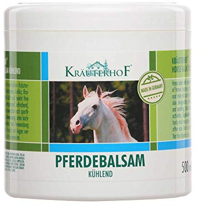 Kräuterhof® Baume pour chevaux, massage gel baume pour la peau, rafraîchissant Tailles