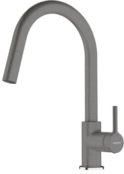 FRANKE 115.0626.057 | Robinet de Évier | Lina pull-out | Couleur : Gris pierre