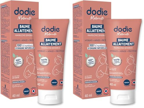 Dodie - Soin mamelons avec lanoline Végétale - 40ml (Lot de 2)