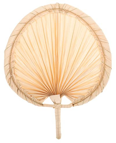 DECHOUS 4stücke Handgefertigter Sommerfächer Aus Palmblatt Traditioneller Chinesischer Handfächer Für Kühlenden Komfort Für Zuhause Partys Hochzeiten Und Fotografie
