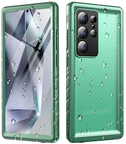 Cozycase Top Funda 360 Antigolpes Impermeable para Samsung Galaxy S24 Ultra | Militar Resistente IP68 Agua Waterproof Carcasa Sumergible Antipolvo Acuatica Estanca Doble Case Protectora Anti Golpes Polvo