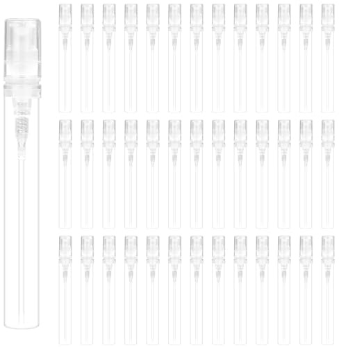 AZKEEGREY 100 Stück Mini Sprühflaschen 5 ml Parfümzerstäuber Leer | Sprühflasche Klein Transparent Parfumzerstäuber, Nachfüllbare Duftproben Fläschchen für Parfüm, Kosmetik, Parfum