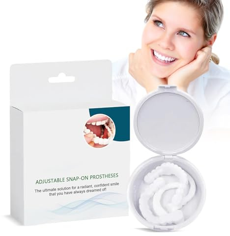 Grgowe Prothèses à Facettes Réglables,Dentier Provisoire Prothese,Prothèses Réglables à Clipser,Facette Prothese Dentaire,Dentier Sourire Fausse,Dents Artificielles,Couvrir Les Mauvaises Dents