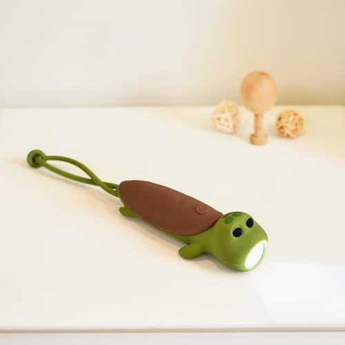 YZYOE Rechargeable Sea Turtle LED Flashlight, Cute Animal Shaped Silicone Flashlight, Comfortable Touch Lasting Press to Adjust Brightness Outdoor Lighting Creative Light.
