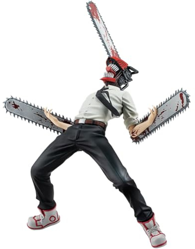 Anime Denji Statuina 18 cm Denji Action Figure Modello PVC Statuetta da Cartone Desktop Ornamenti Da Collezione, Regali per Fan di Anime